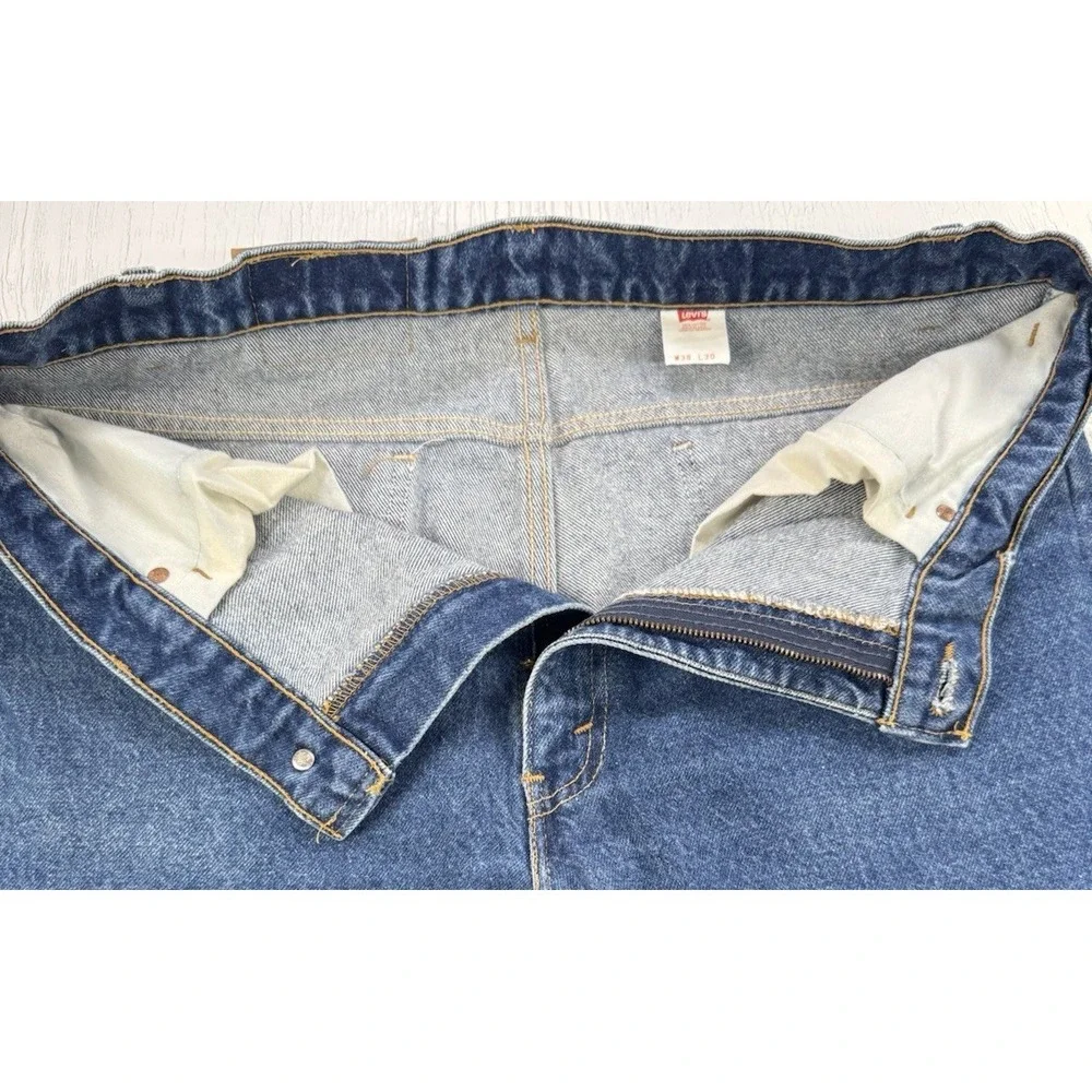 Vintage Levi's 517 Orange Tab USA Made 38x30 Bootcut Denim Jeans 1996